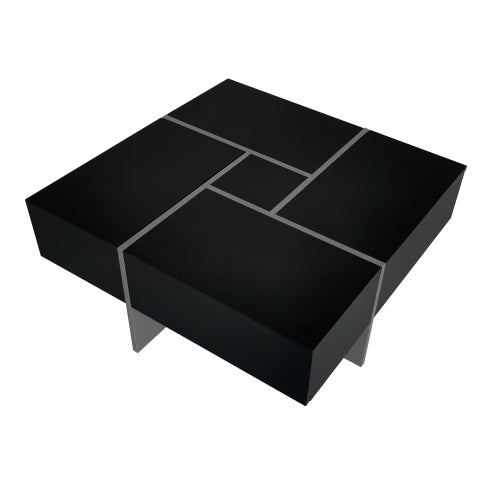The Quadra-Glide Hidden Storage Coffee Table