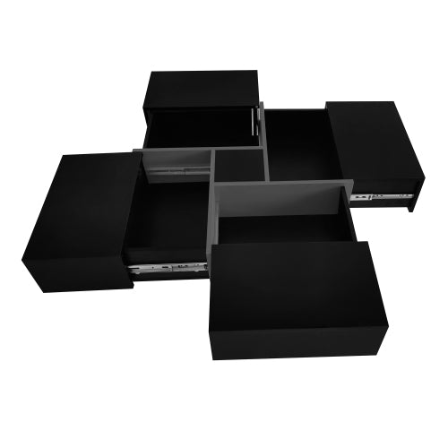 The Quadra-Glide Hidden Storage Coffee Table