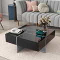 The Quadra-Glide Hidden Storage Coffee Table