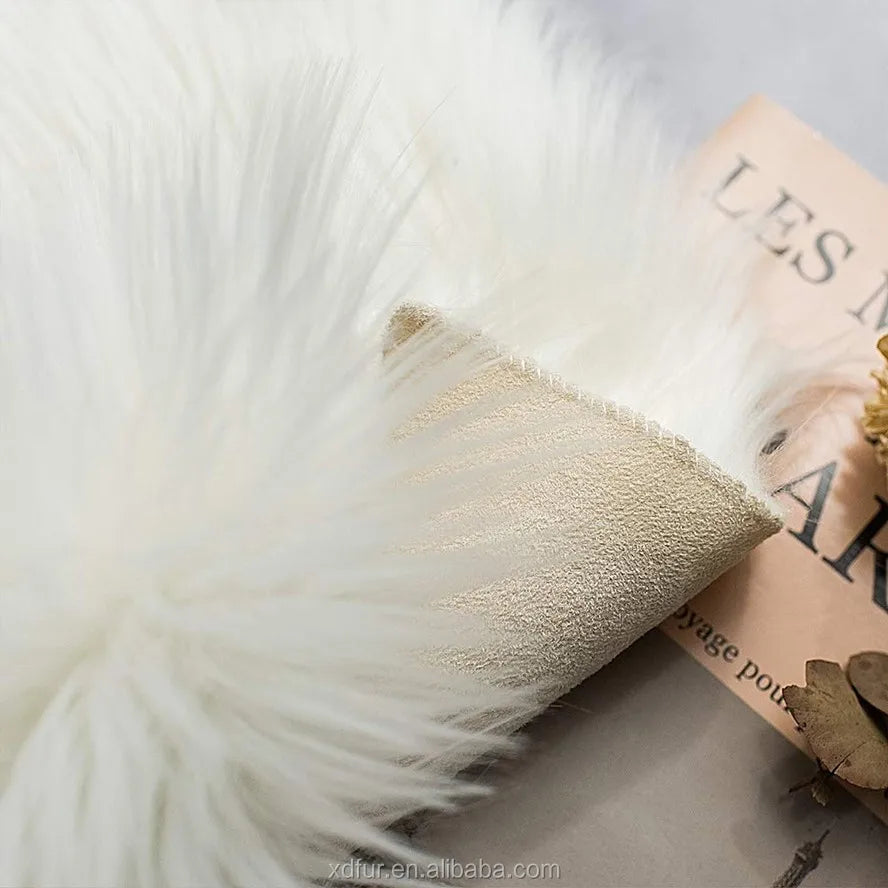 Ultra-Soft Faux Sheepskin Fur Rug – Luxury Accents for Living Rooms & Bedrooms