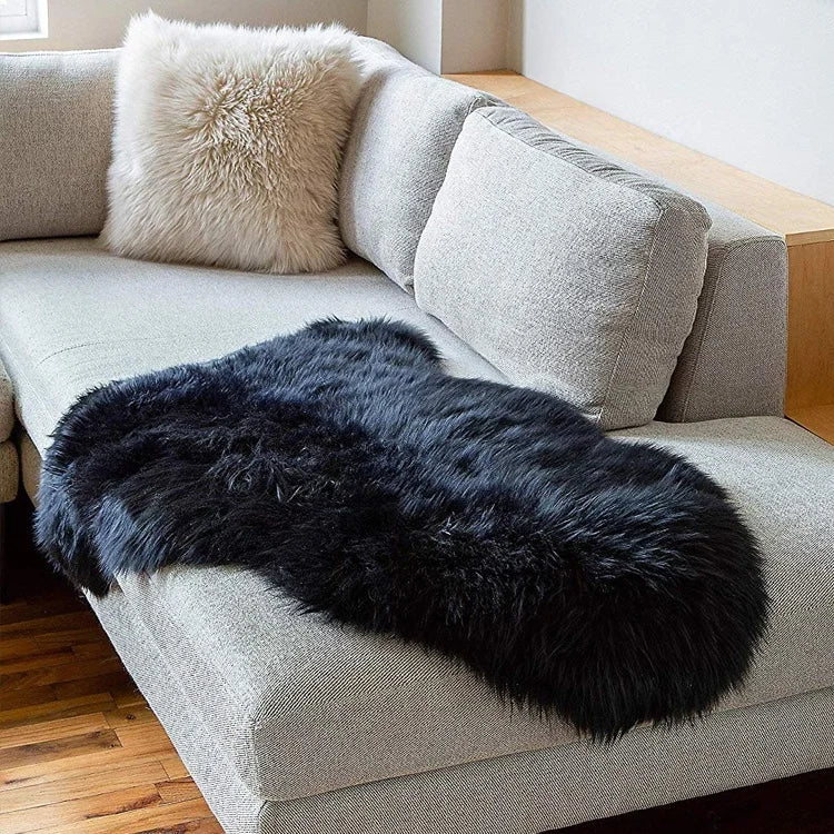 Ultra-Soft Faux Sheepskin Fur Rug – Luxury Accents for Living Rooms & Bedrooms