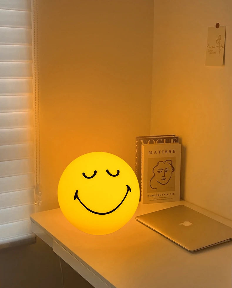 GlowBuddy Smiling Sphere Mood Lamp
