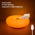 Aura Donut Glass-Style Bauhaus Table Lamp