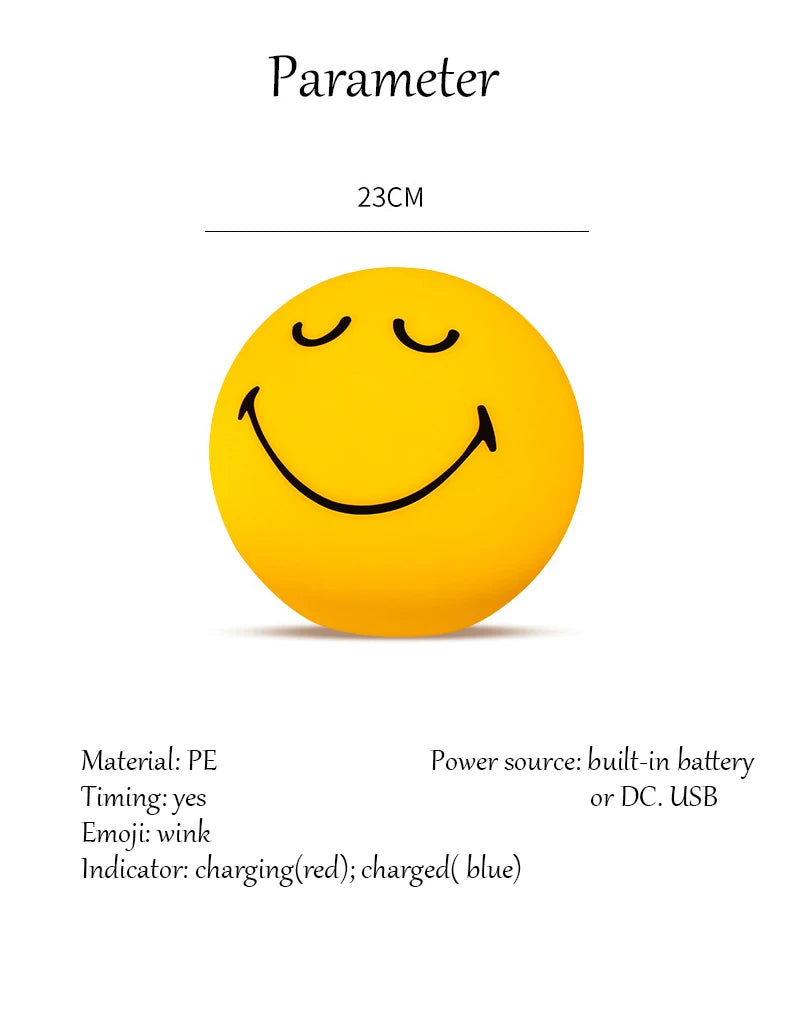 GlowBuddy Smiling Sphere Mood Lamp