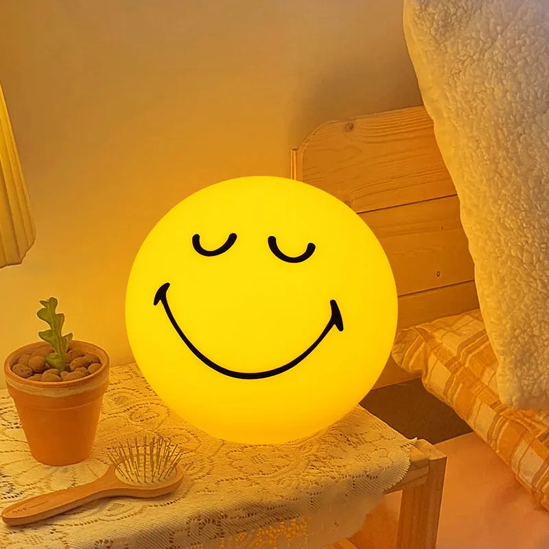 GlowBuddy Smiling Sphere Mood Lamp