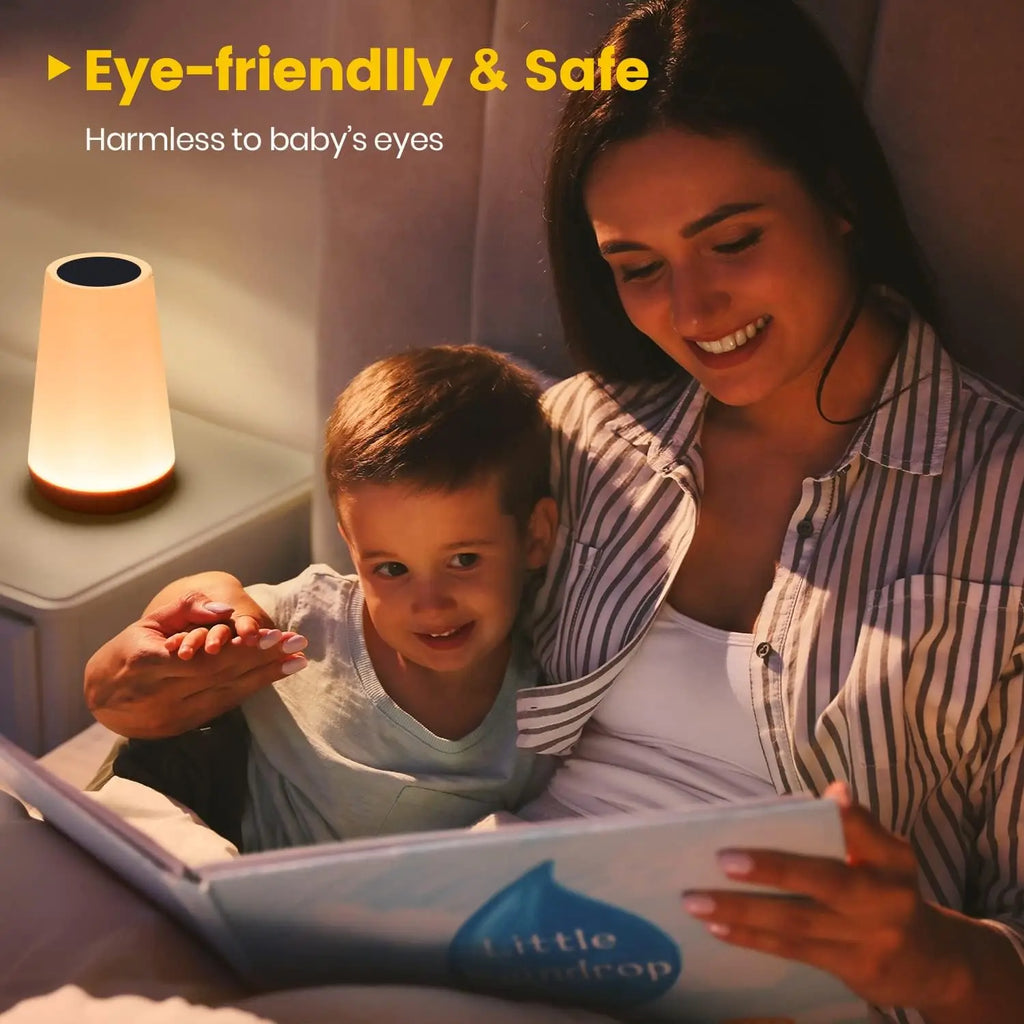 Aura Portable RGB Touch Lamp – 13 Colors & Remote Control
