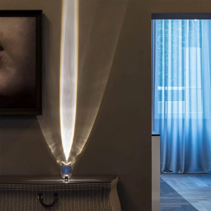Aura Crystal "Eye of the Sky" Designer Projection Lamp