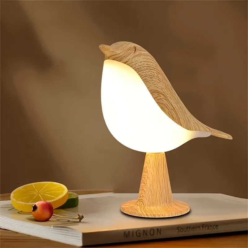 Lucent Bird Art Deco Touch Lamp - Cordless & Dimmable