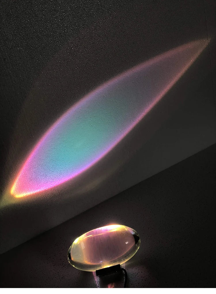 Aura Crystal "Eye of the Sky" Designer Projection Lamp
