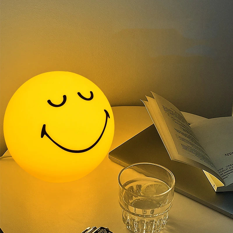 GlowBuddy Smiling Sphere Mood Lamp