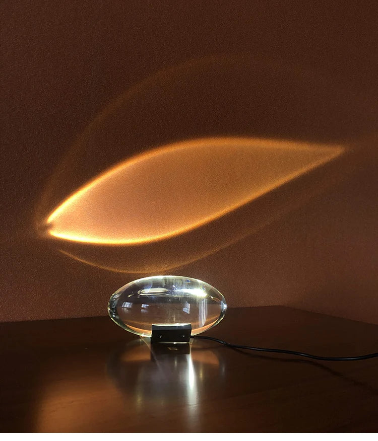 Aura Crystal "Eye of the Sky" Designer Projection Lamp
