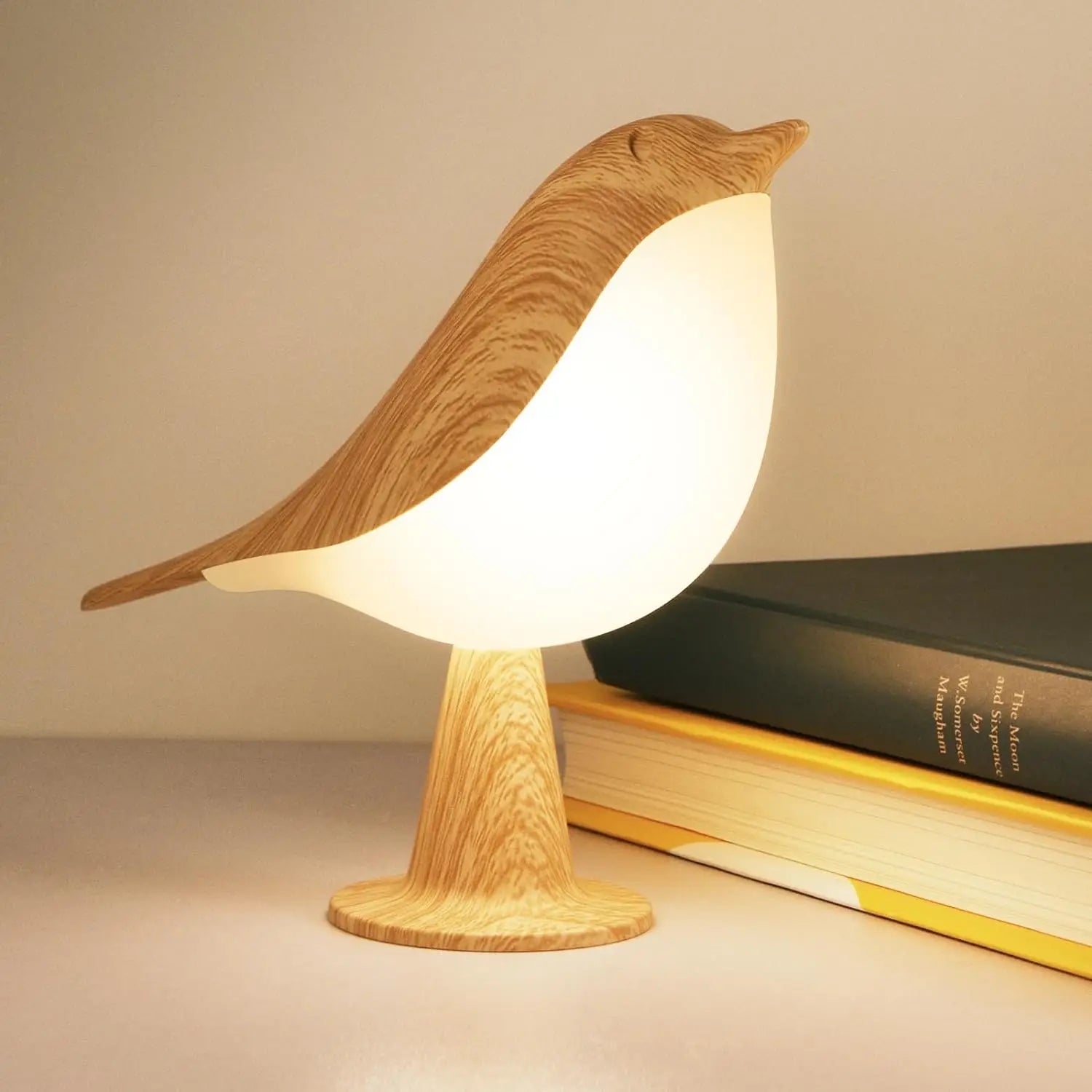 Lucent Bird Art Deco Touch Lamp - Cordless & Dimmable