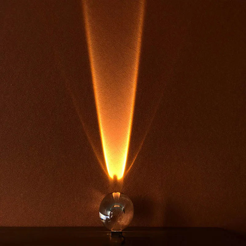 Aura Crystal "Eye of the Sky" Designer Projection Lamp