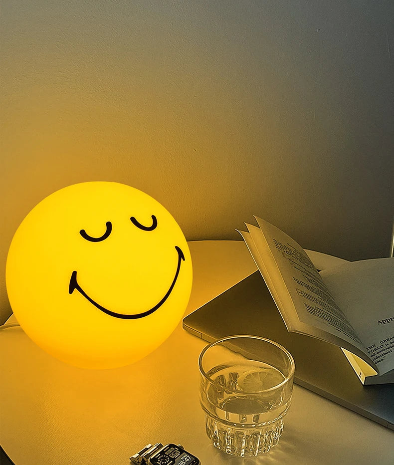 GlowBuddy Smiling Sphere Mood Lamp
