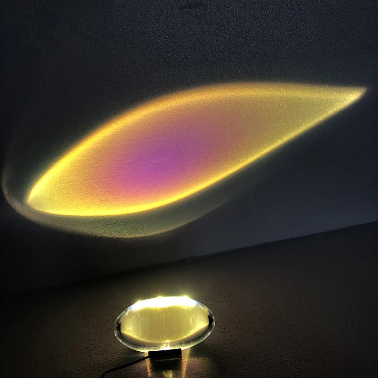 Aura Crystal "Eye of the Sky" Designer Projection Lamp