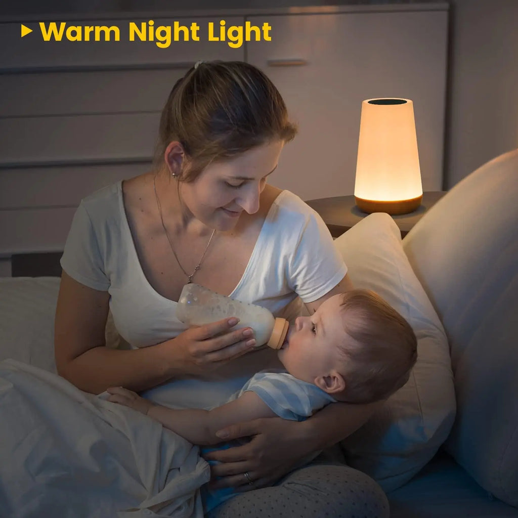 Aura Portable RGB Touch Lamp – 13 Colors & Remote Control