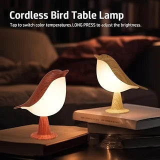 Lucent Bird Art Deco Touch Lamp - Cordless & Dimmable