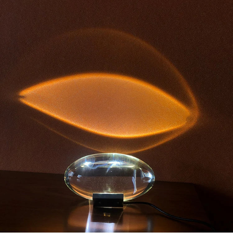 Aura Crystal "Eye of the Sky" Designer Projection Lamp