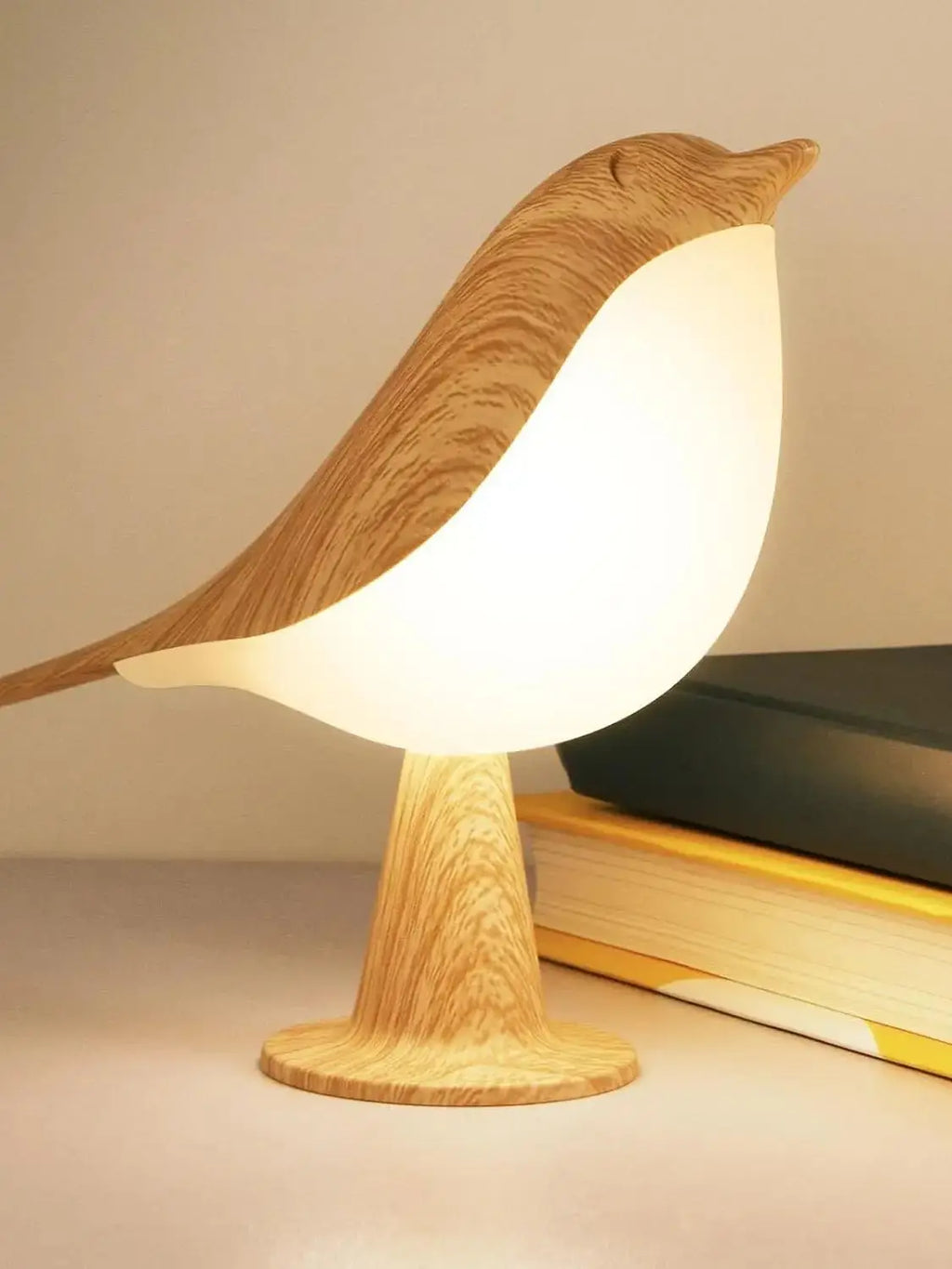 Lucent Bird Art Deco Touch Lamp - Cordless & Dimmable