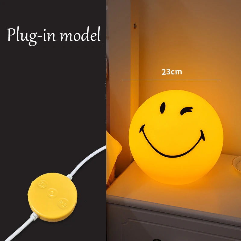 GlowBuddy Smiling Sphere Mood Lamp