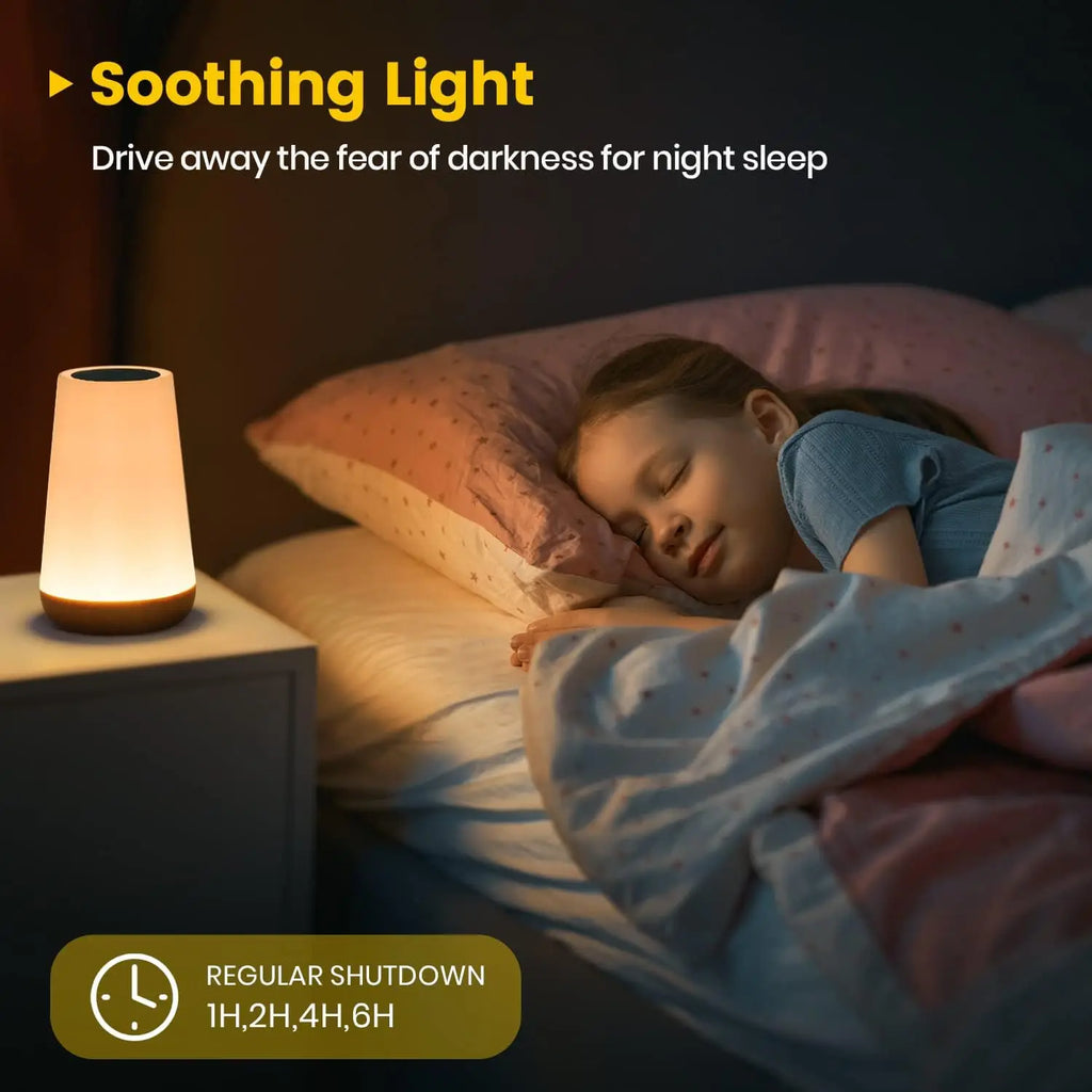 Aura Portable RGB Touch Lamp – 13 Colors & Remote Control