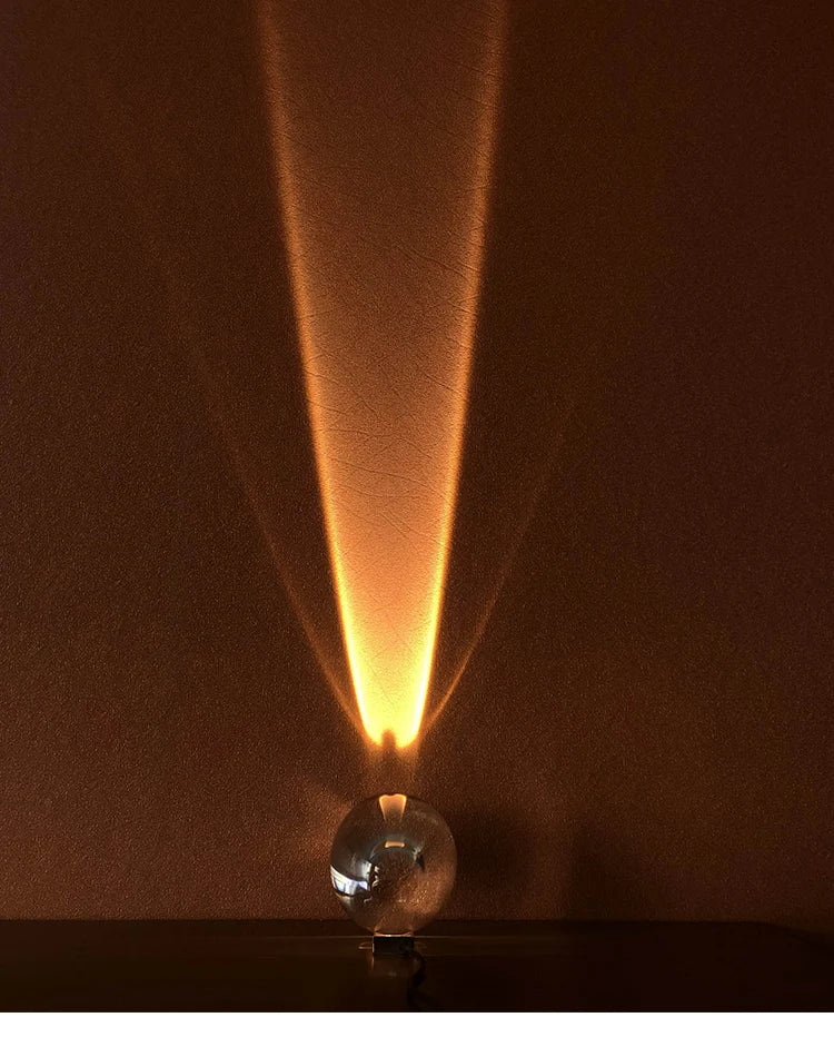 Aura Crystal "Eye of the Sky" Designer Projection Lamp